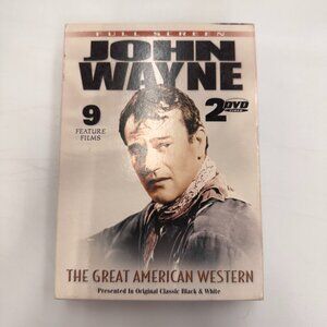 John Wayne - The Great American Western (9 Movies) [DVD] Disc Tested, Working